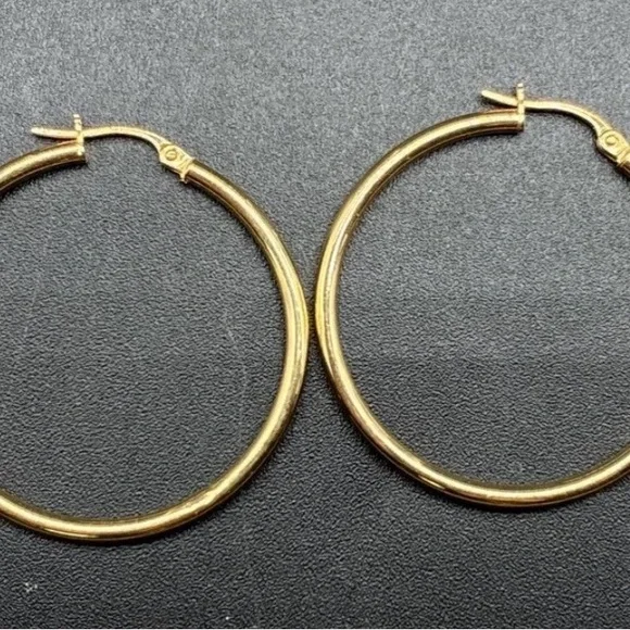 Elegant Gold Hoop Earrings